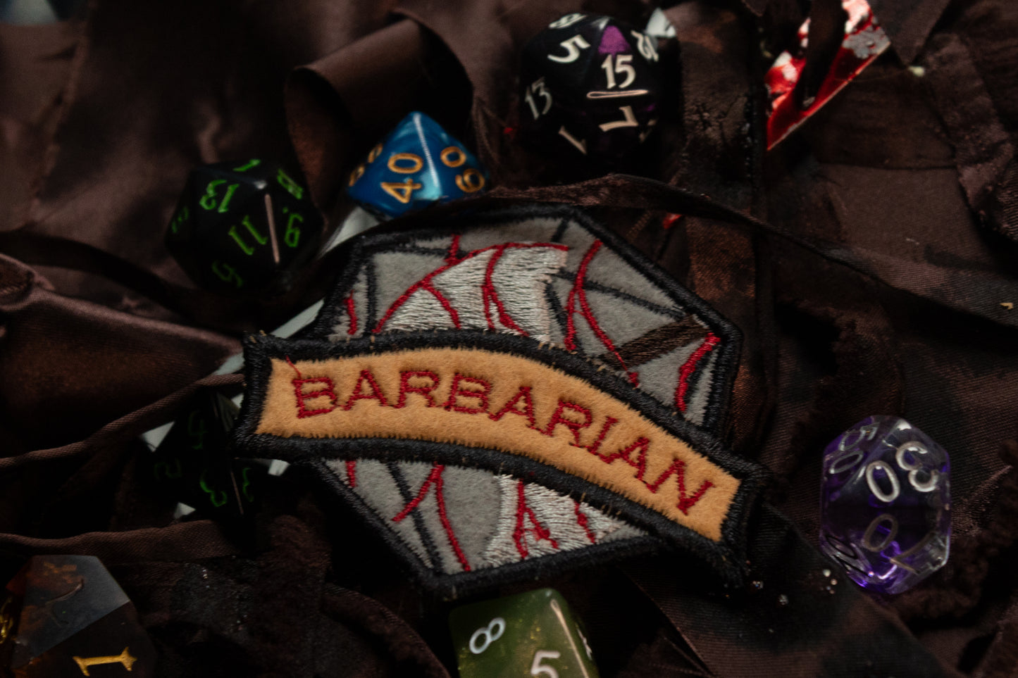 Barbarian Iron-On Patch