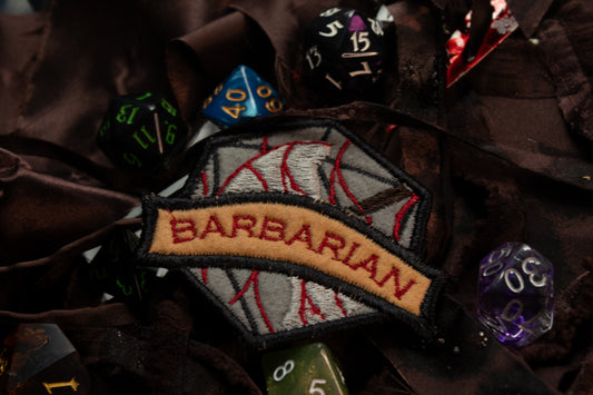 Barbarian Iron-On Patch
