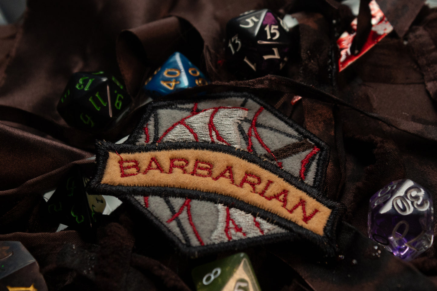Barbarian Iron-On Patch