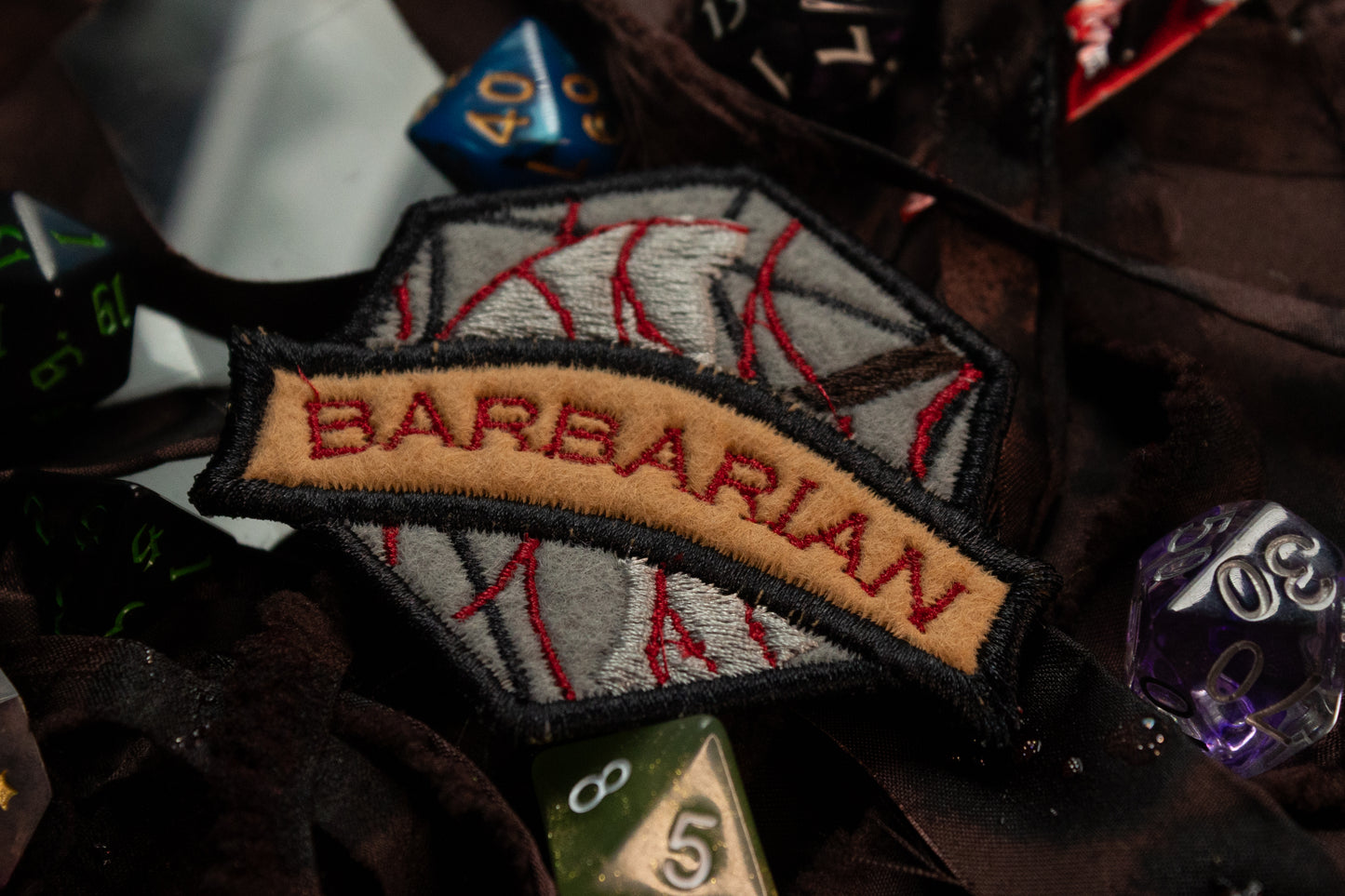 Barbarian Iron-On Patch