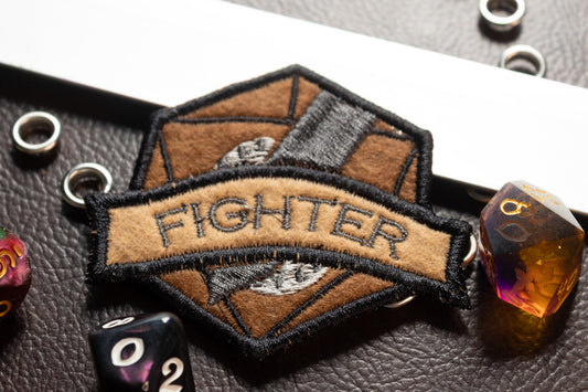 Fighter Iron-On Patch