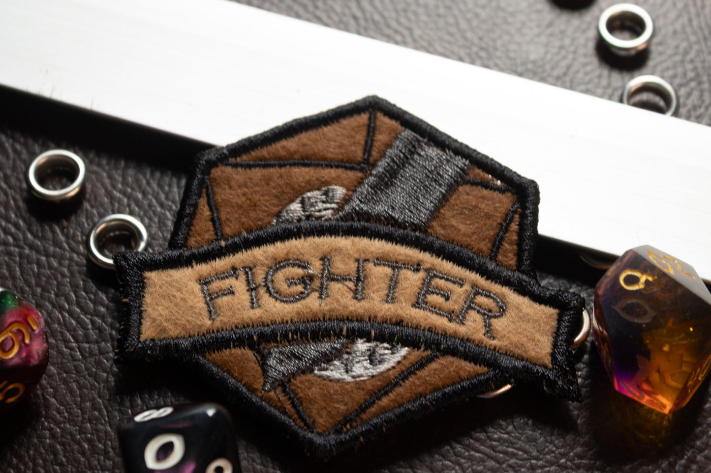 Fighter Iron-On Patch