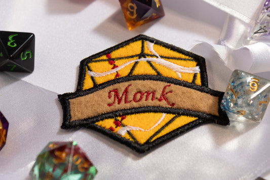 Monk Iron-On Patch