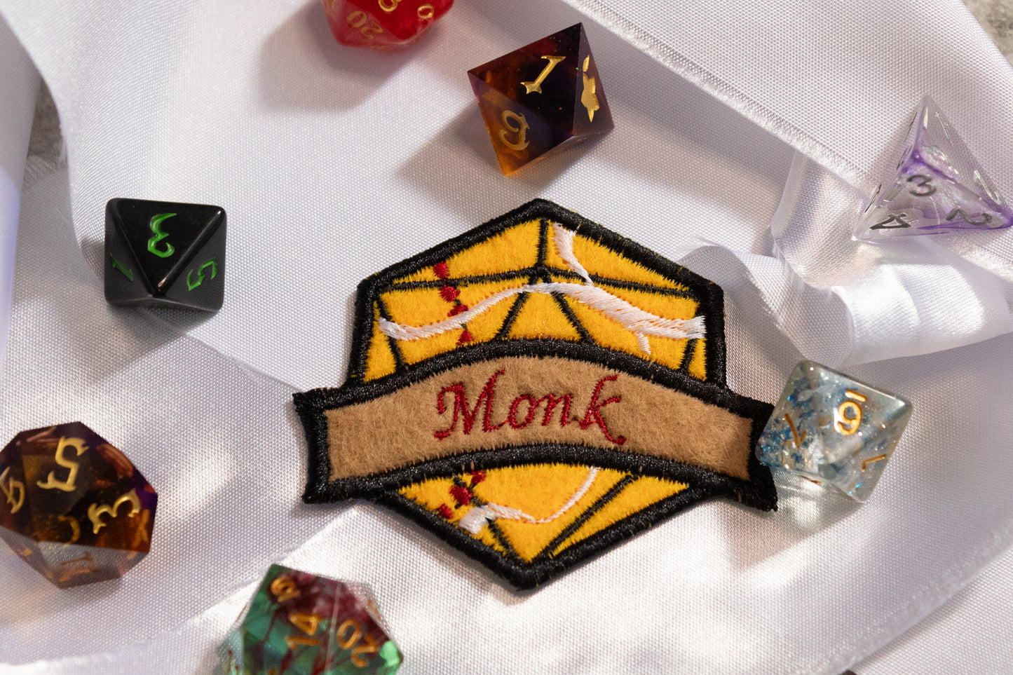 Monk Iron-On Patch